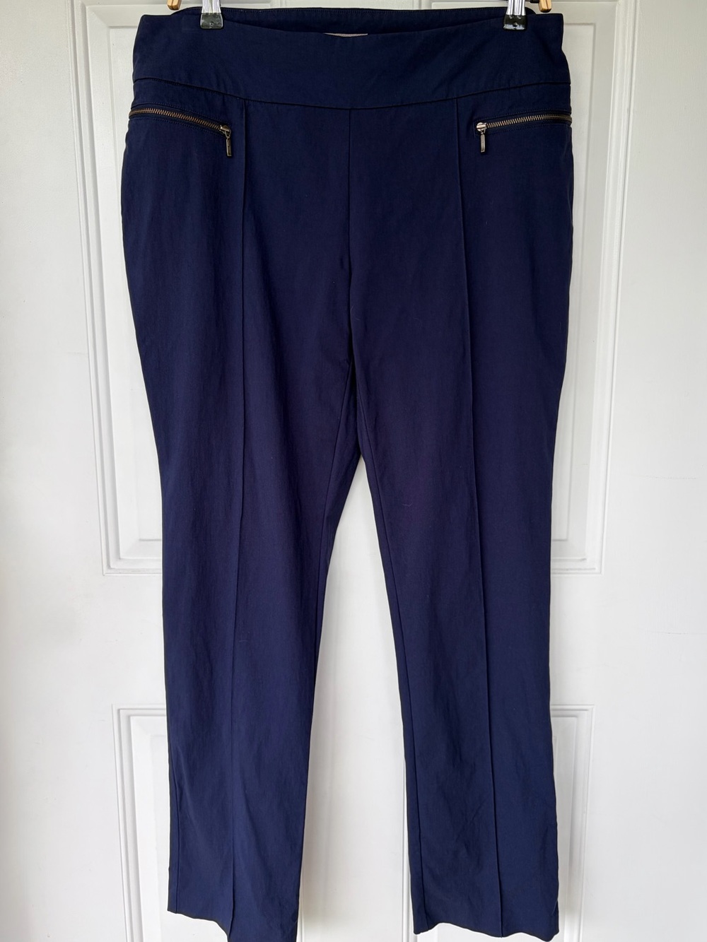 •Chico’s• Navy So Slimming Pull-On Pants - Size Large (Chico’s 2)